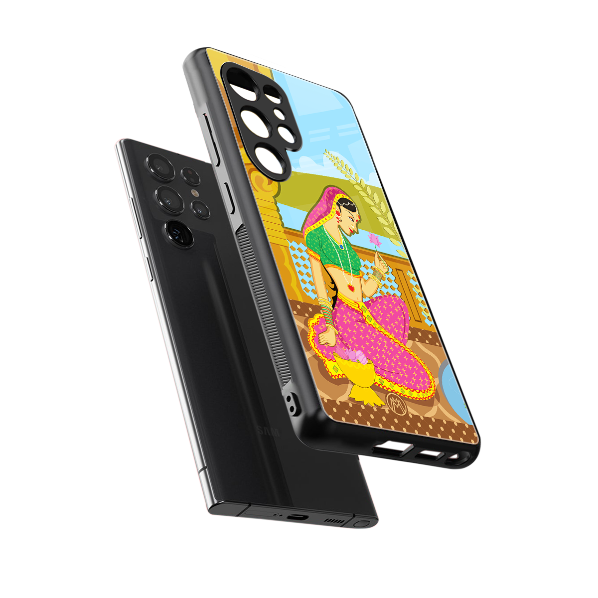 rani back phone cover | glass case for samsung galaxy s25 ultra