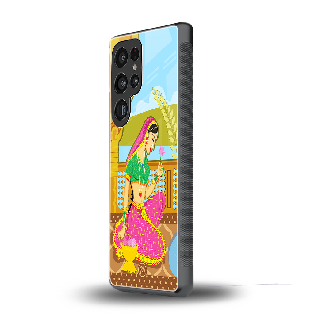 rani back phone cover | glass case for samsung galaxy s25 ultra
