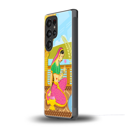 rani back phone cover | glass case for samsung galaxy s25 ultra