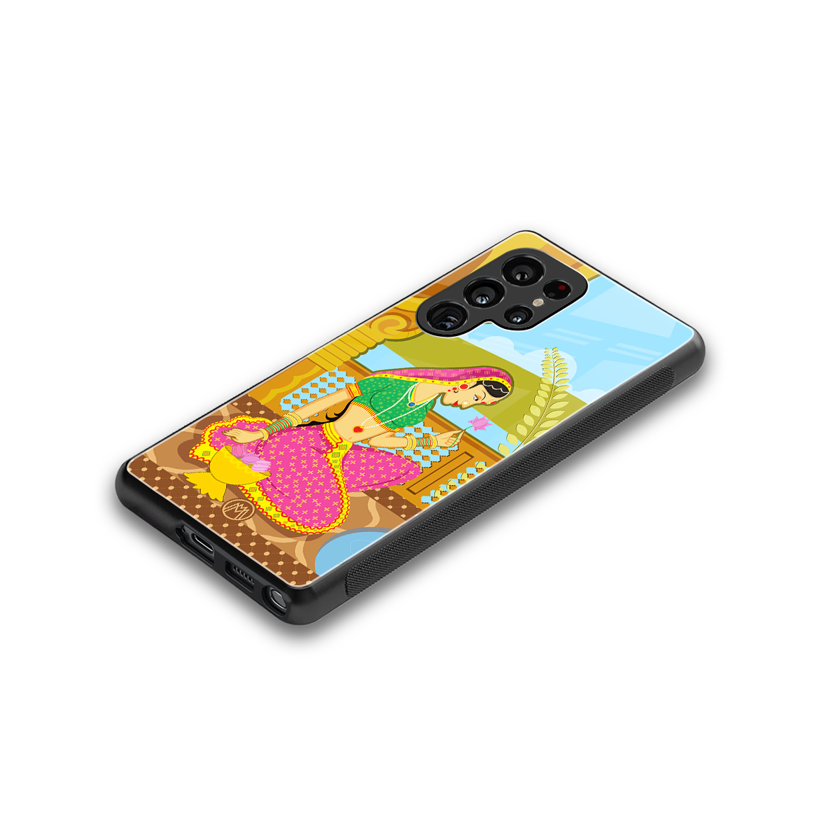 rani back phone cover | glass case for samsung galaxy s25 ultra