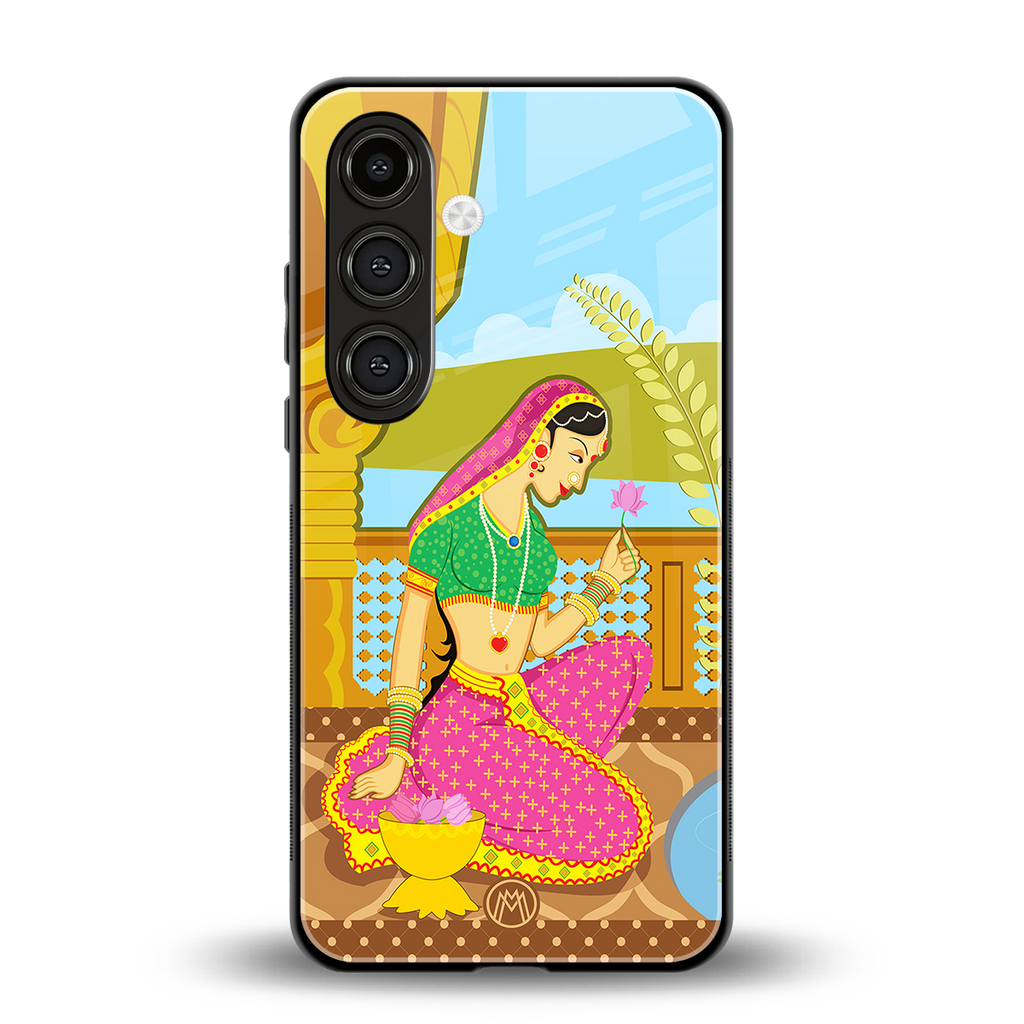 rani back phone cover | glass case for samsung galaxy s24 plus