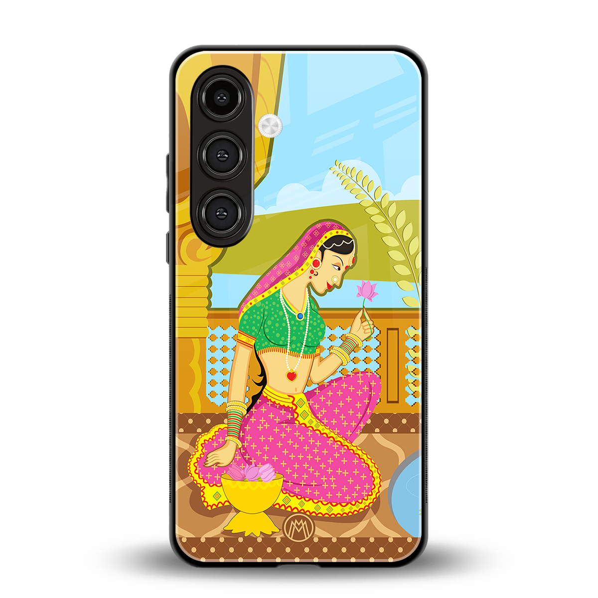 rani back phone cover | glass case for samsung galaxy s24 plus