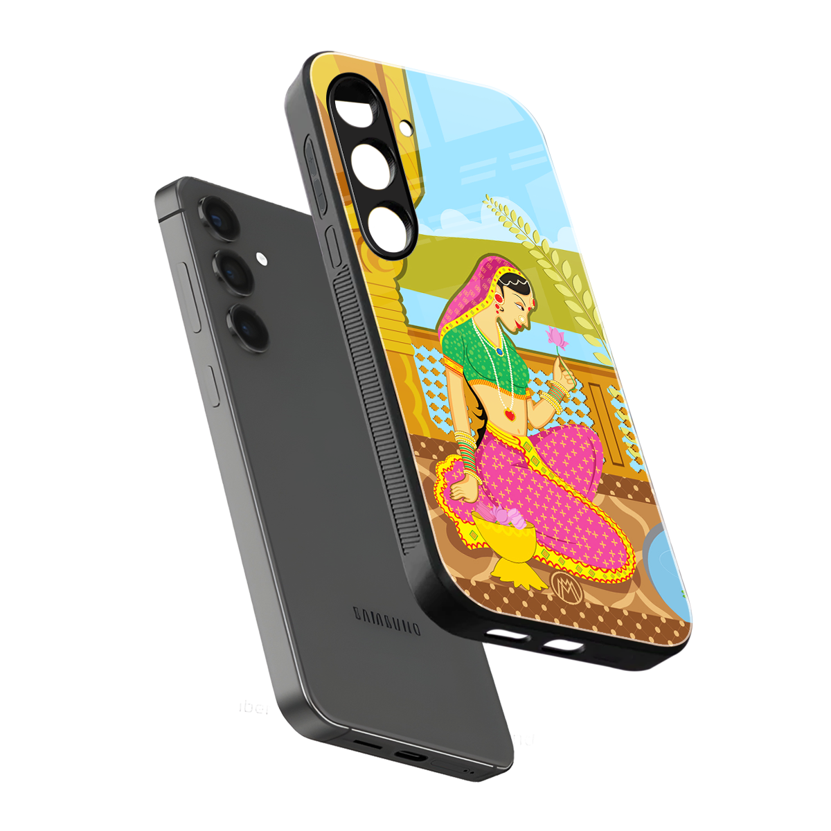 rani back phone cover | glass case for samsung galaxy s24 fe