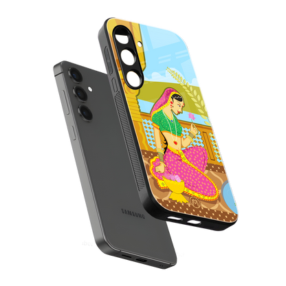 rani back phone cover | glass case for samsung galaxy s24 fe