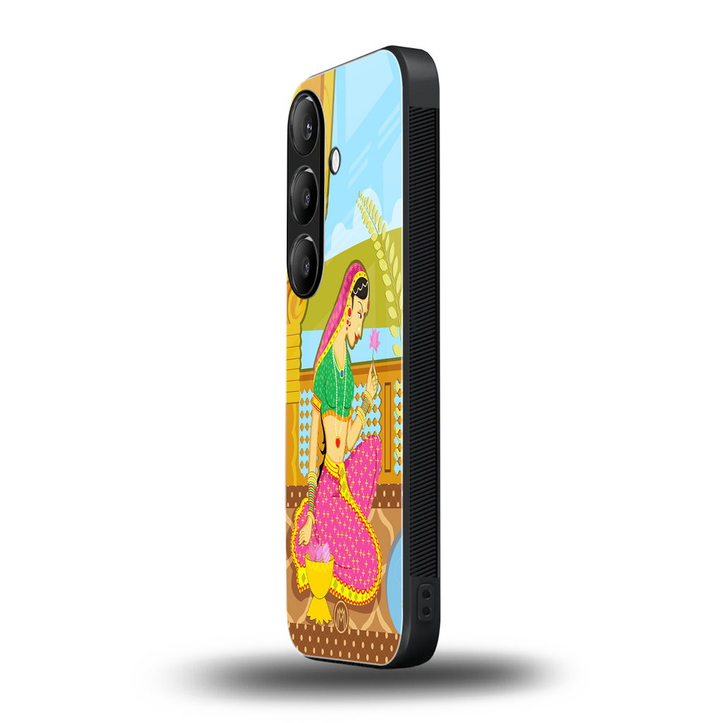 rani back phone cover | glass case for samsung galaxy s24 fe
