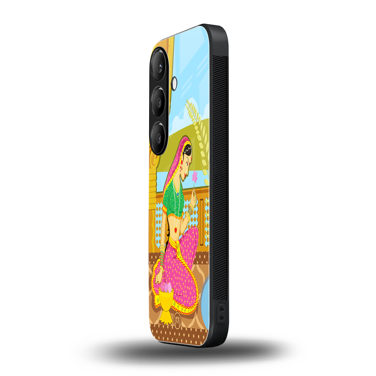 rani back phone cover | glass case for samsung galaxy s24 fe