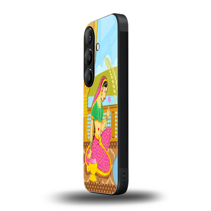 rani back phone cover | glass case for samsung galaxy s24 fe
