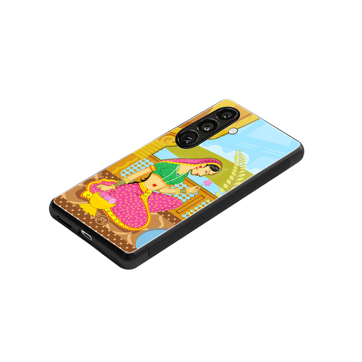 rani back phone cover | glass case for samsung galaxy s24 fe