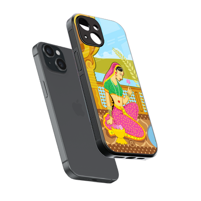 rani back phone cover | glass case for iphone 15