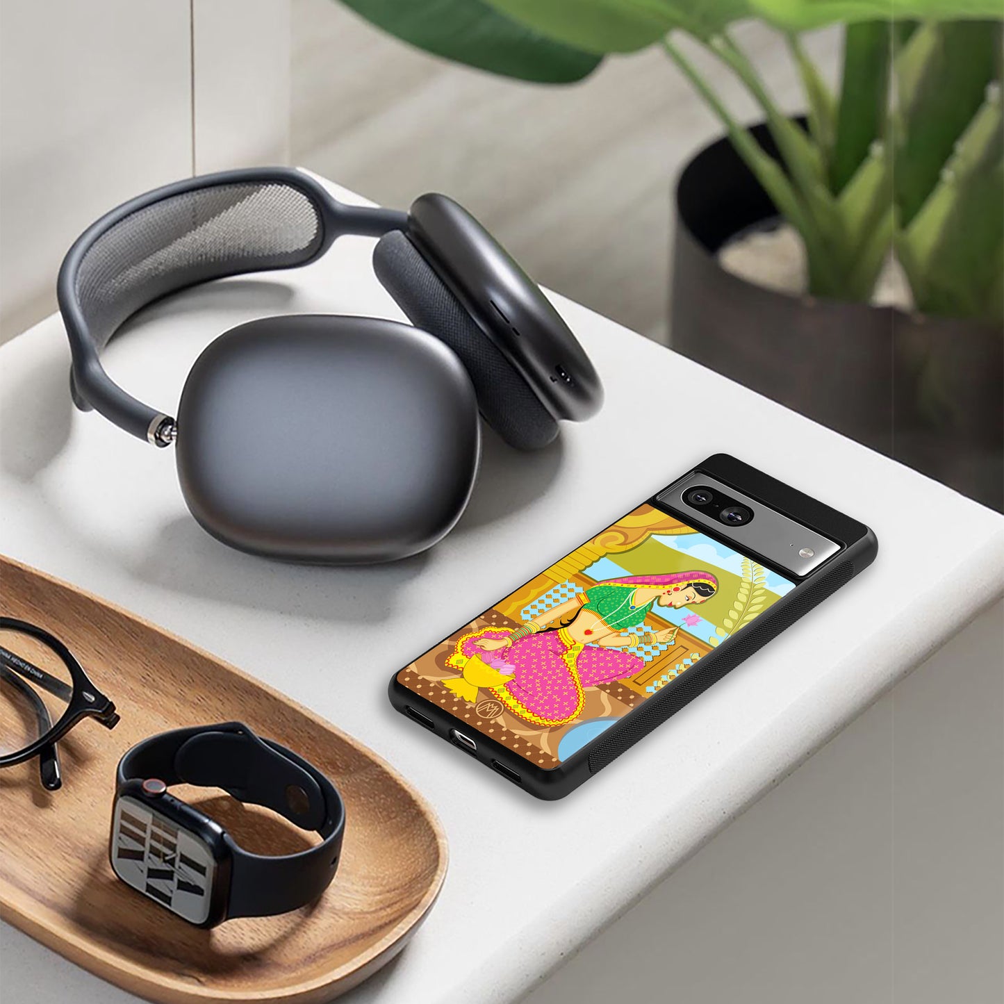 rani back phone cover | glass case for iphone 16 pro