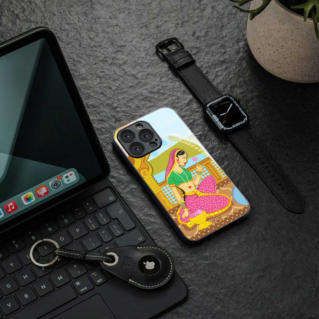 rani back phone cover | glass case for iphone 14 pro max