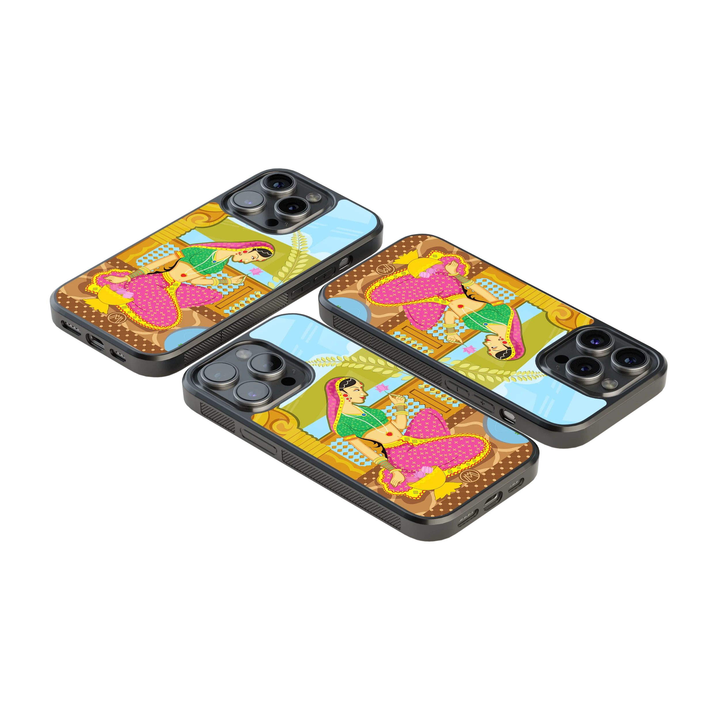 Luxury Glass Back Mobile Cover for iPhone, Samsung Galaxy, OnePlus, Pixel, Redmi & More