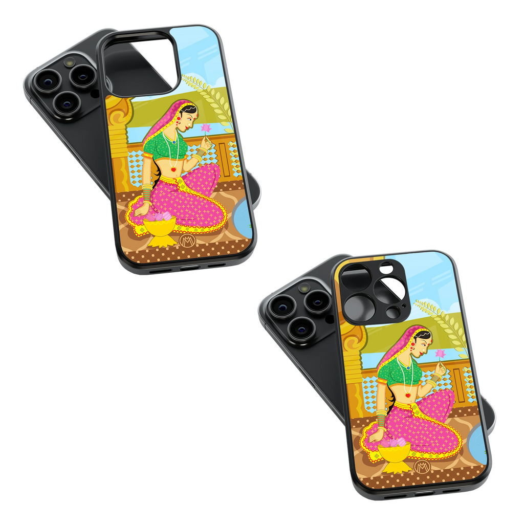 Trendy Glass Back Mobile Case for iPhone, Samsung, Redmi, OnePlus, Google Pixel, Motorola