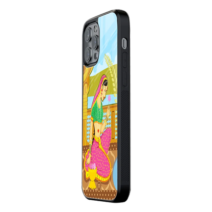 Slim Glass Back Phone Case for Multiple Brands – iPhone, Samsung, Redmi, OnePlus, Oppo, Vivo