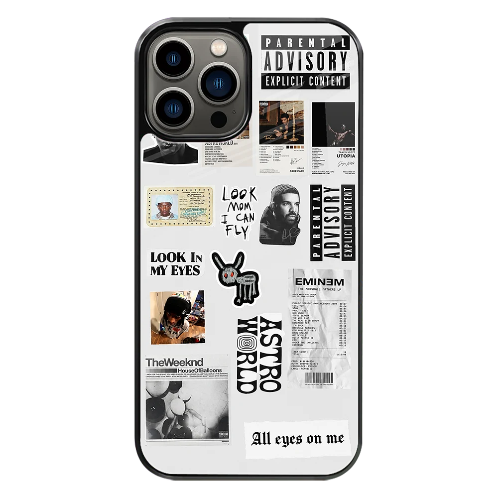 Premium Glass Back Mobile Phone Cover for iPhone, Samsung, OnePlus, Google Pixel, Redmi, Oppo, Vivo & Realme