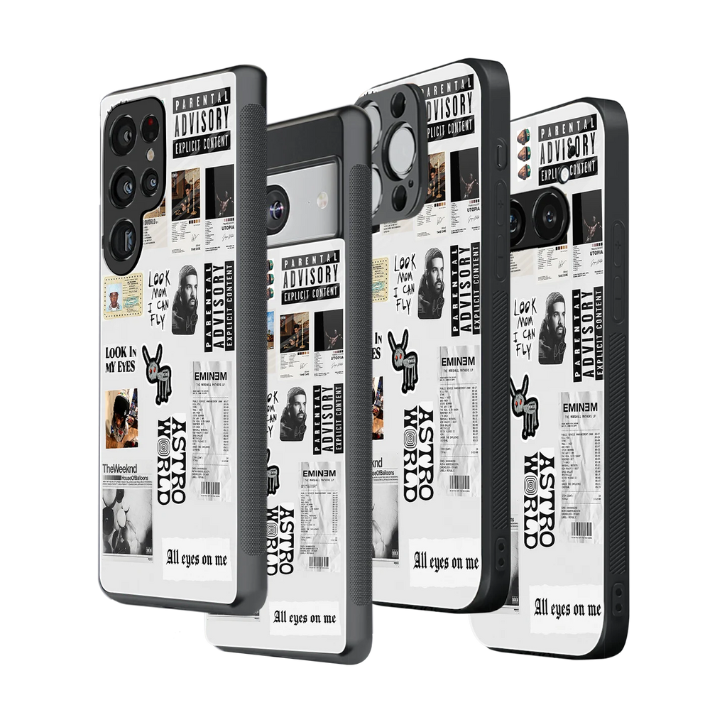 Stylish Glass Back Case for All Smartphones iPhone, Samsung, OnePlus, Pixel, Redmi, Oppo, Vivo, Motorola