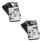 Trendy Glass Back Mobile Case for iPhone, Samsung, Redmi, OnePlus, Google Pixel, Motorola