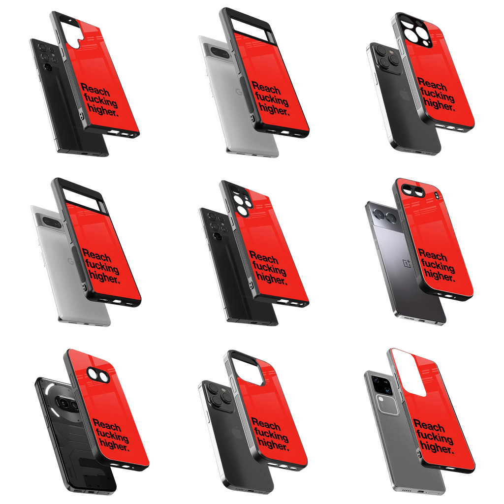 Durable Glass Back Mobile Case for iPhone, Samsung, OnePlus, Google Pixel, Redmi, Vivo, Oppo