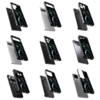 Durable Glass Back Mobile Case for iPhone, Samsung, OnePlus, Google Pixel, Redmi, Vivo, Oppo