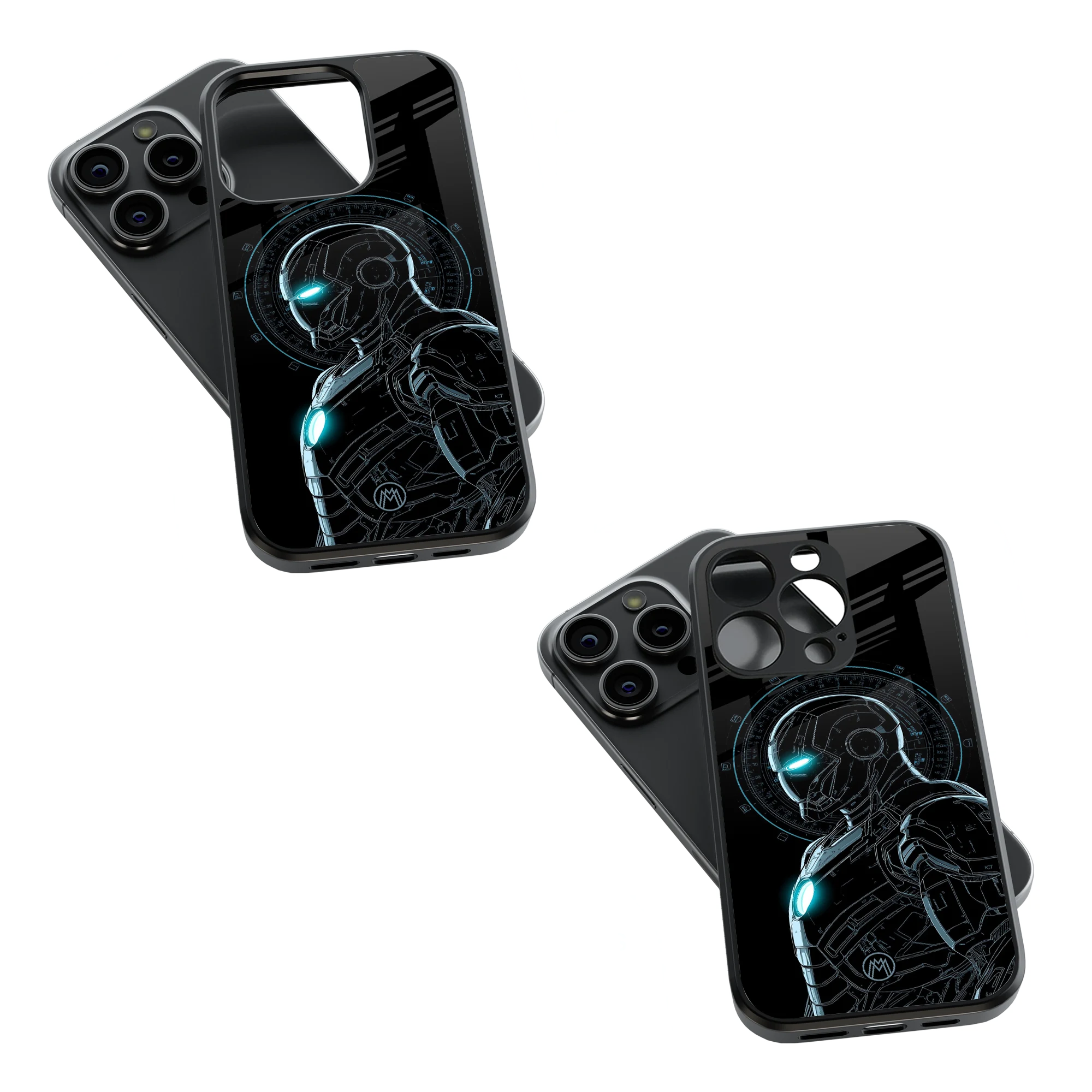 Trendy Glass Back Mobile Case for iPhone, Samsung, Redmi, OnePlus, Google Pixel, Motorola