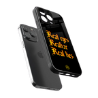 real eyes realize real lies quote back phone cover | glass case for iphone 13 pro