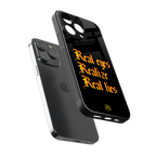real eyes realize real lies quote back phone cover | glass case for iphone 15 pro max
