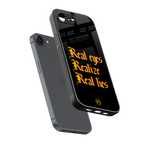 real eyes realize real lies quote back phone cover | glass case for iphone 16e