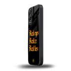 real eyes realize real lies quote back phone cover | glass case for oneplus nord ce 4 lite