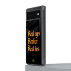 real eyes realize real lies quote back phone cover | glass case for google pixel 6