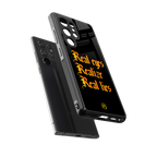real eyes realize real lies quote back phone cover | glass case for samsung galaxy s25 ultra