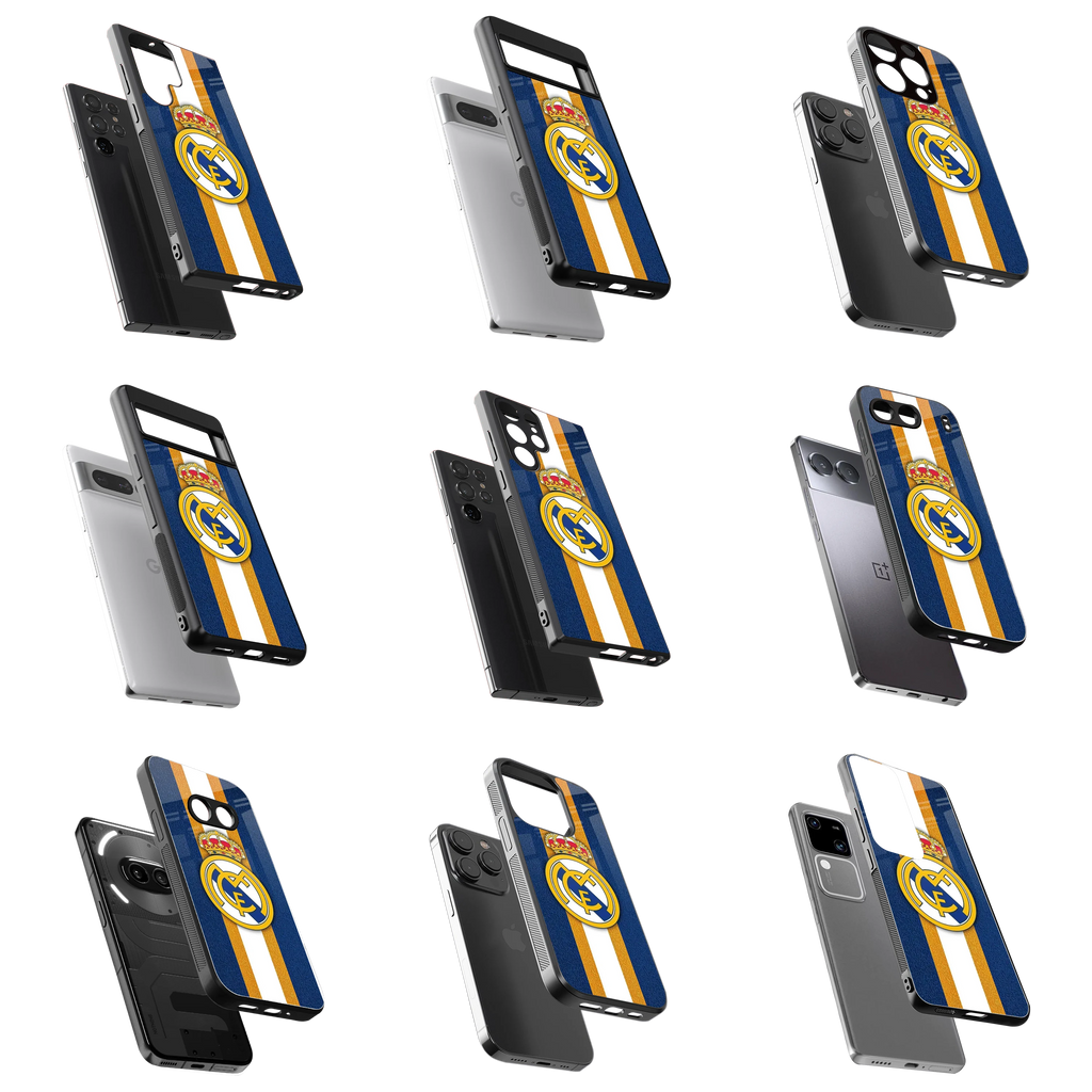 Durable Glass Back Mobile Case for iPhone, Samsung, OnePlus, Google Pixel, Redmi, Vivo, Oppo