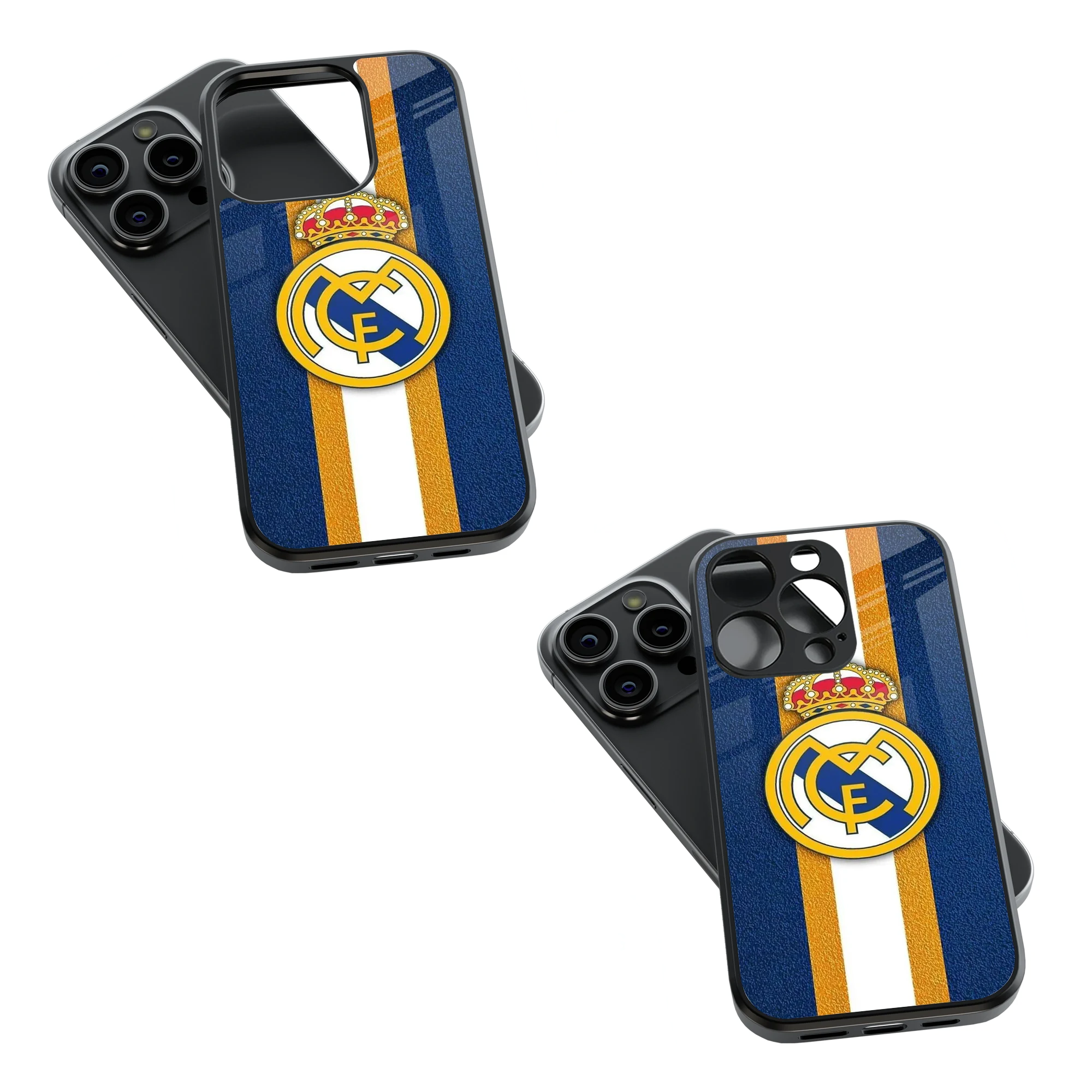 Trendy Glass Back Mobile Case for iPhone, Samsung, Redmi, OnePlus, Google Pixel, Motorola