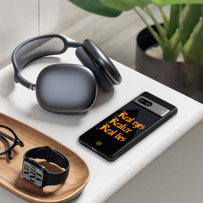 real eyes realize real lies quote back phone cover | glass case for Google Pixel 8