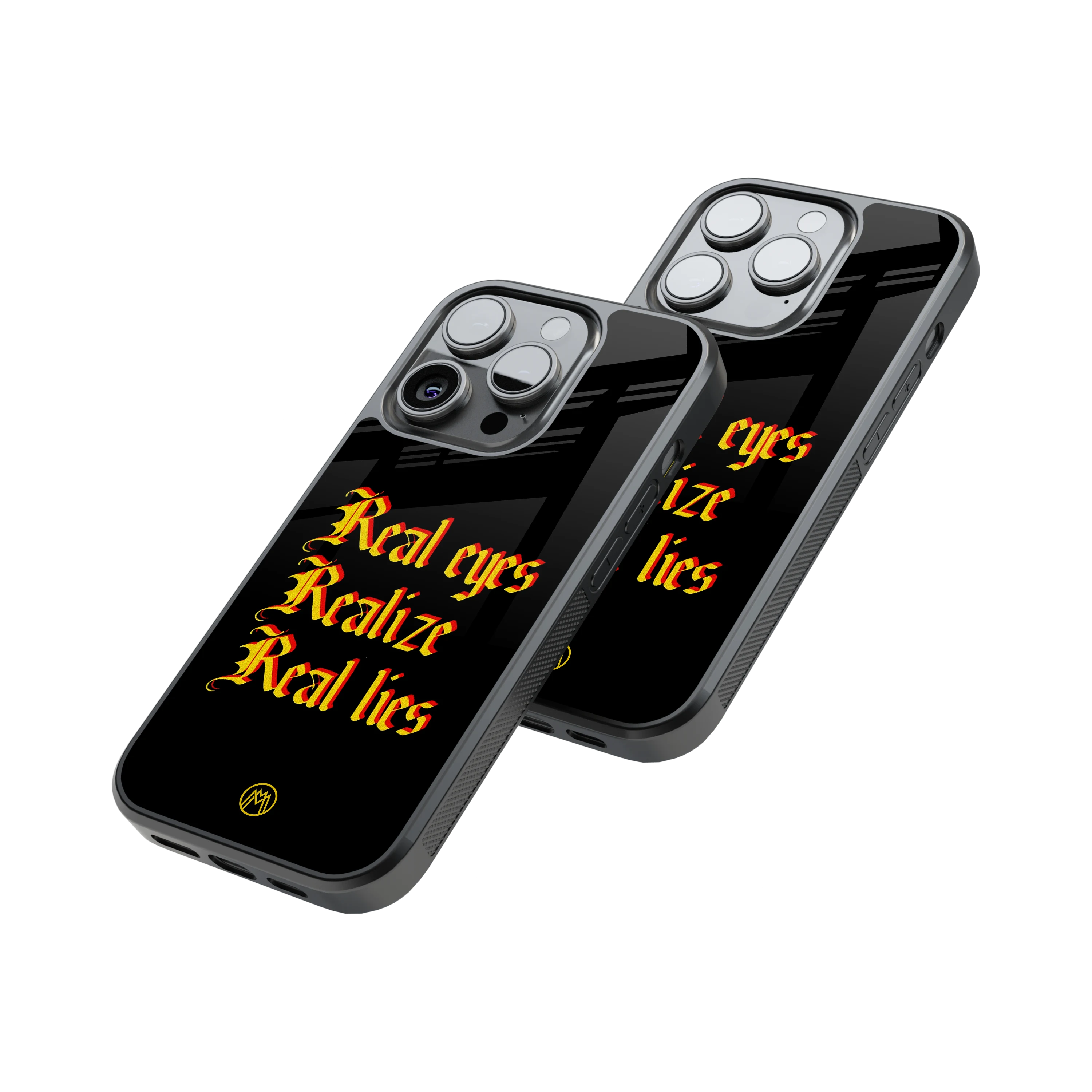 Protective Glass Back Phone Case Compatible with iPhone, Samsung, OnePlus, Pixel & More