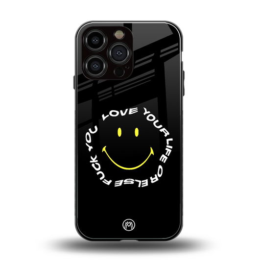 realisation back phone cover | glass case for iphone 13 pro max
