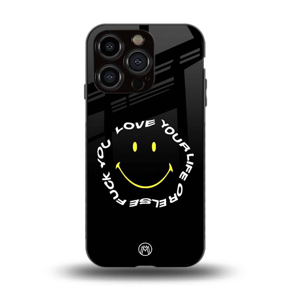 realisation back phone cover | glass case for iphone 13 pro