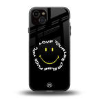 realisation back phone cover | glass case for iphone 14 plus