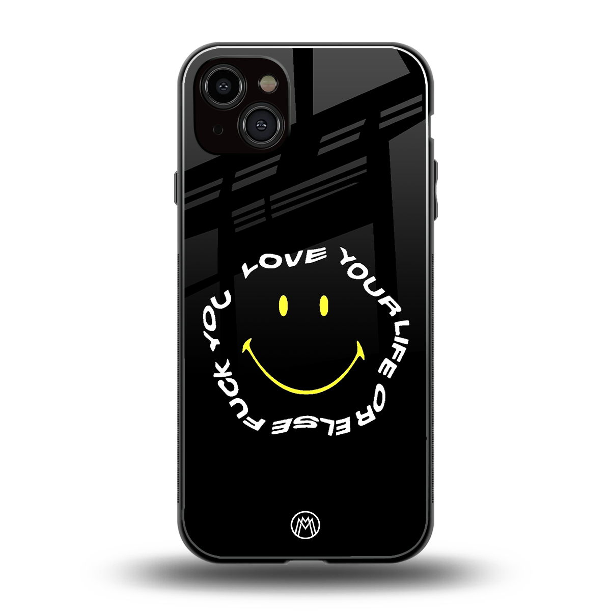 realisation back phone cover | glass case for iphone 14 plus