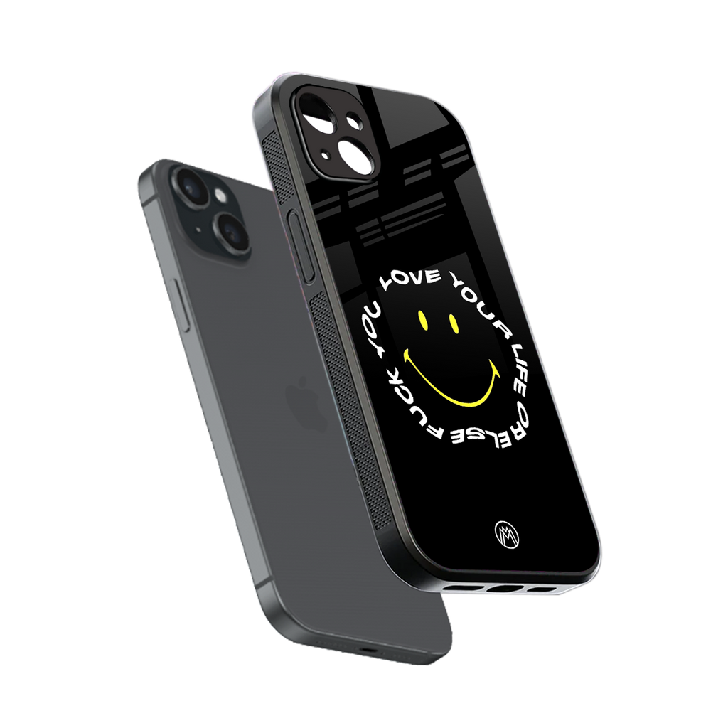 realisation back phone cover | glass case for iphone 15 plus
