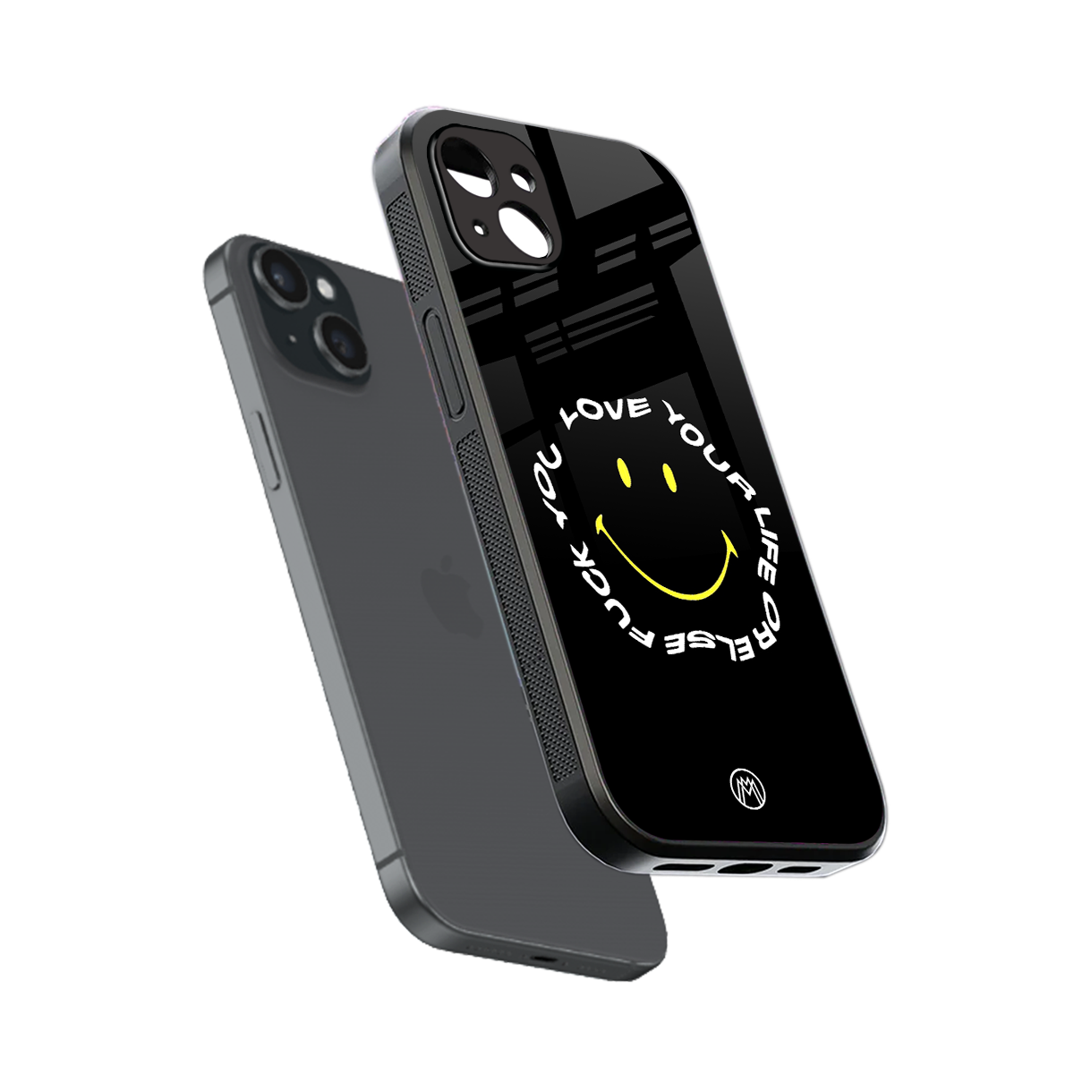 realisation back phone cover | glass case for iphone 14 plus