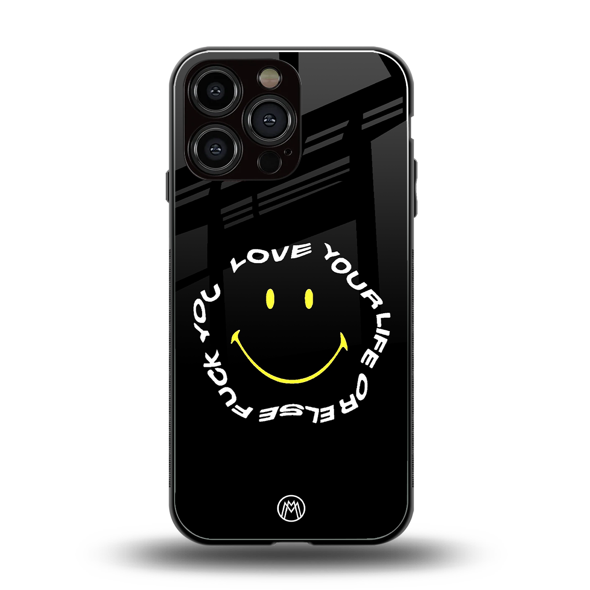 realisation back phone cover | glass case for iphone 15 pro max