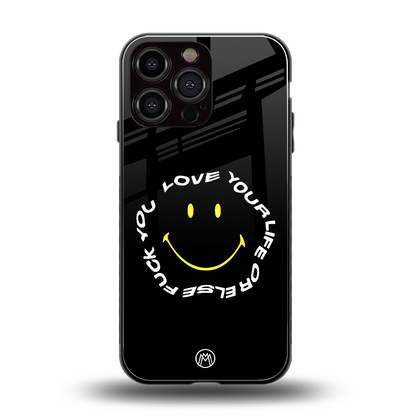 realisation back phone cover | glass case for iphone 14 pro max