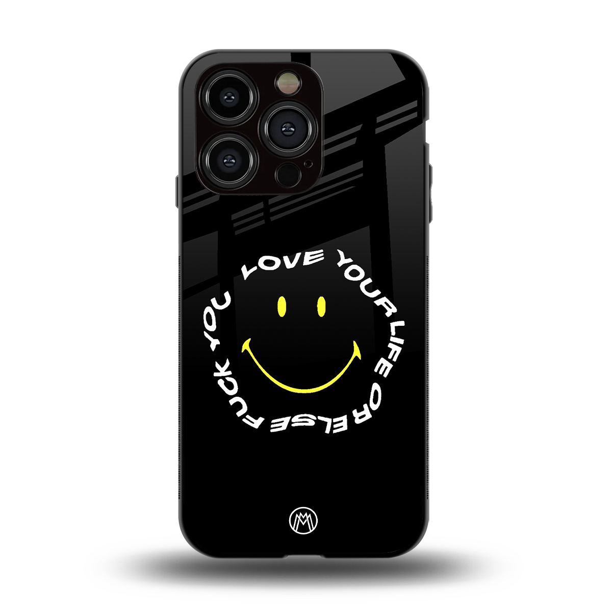 realisation back phone cover | glass case for iphone 15 pro