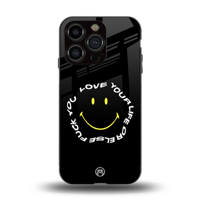 realisation back phone cover | glass case for iphone 15 pro