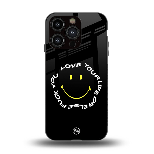 realisation back phone cover | glass case for iphone 15 pro