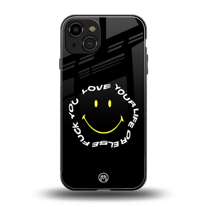 realisation back phone cover | glass case for iphone 15