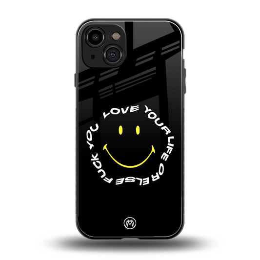 realisation back phone cover | glass case for iphone 15