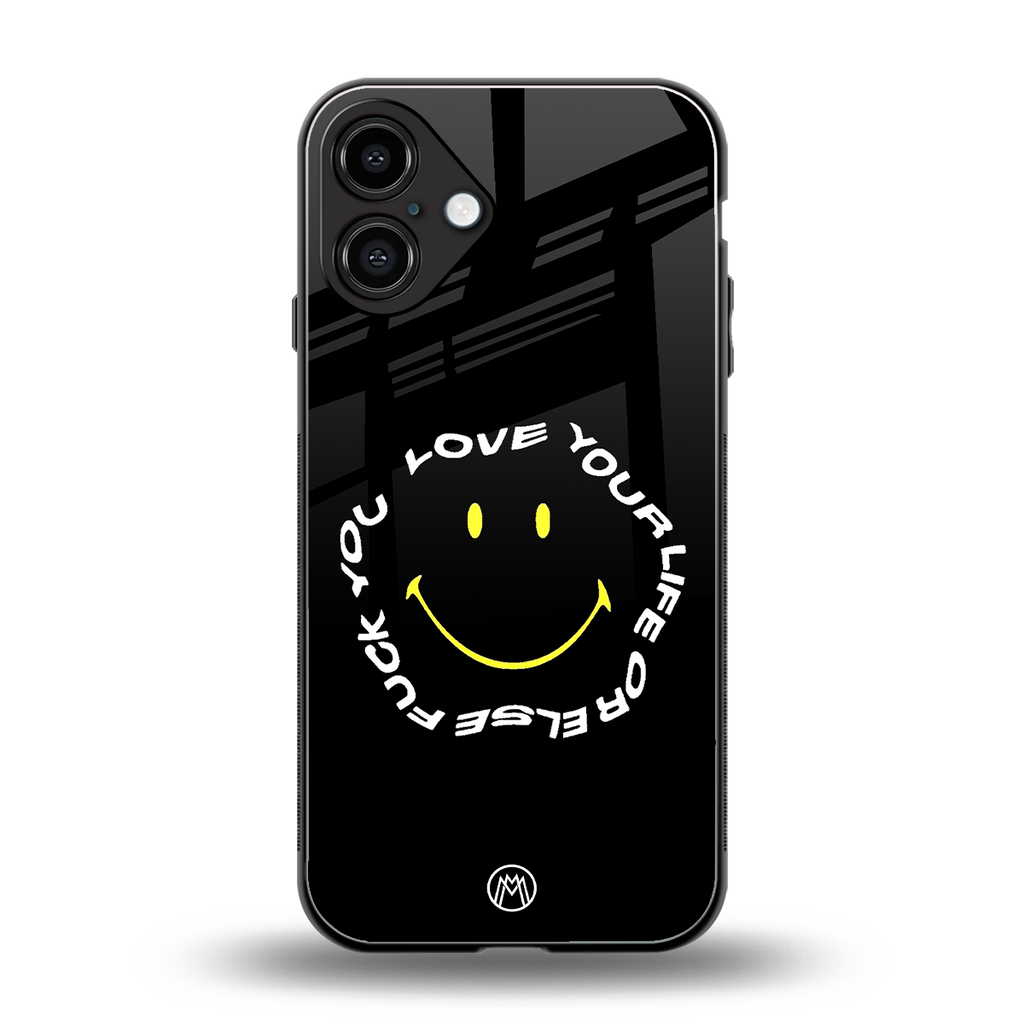 realisation back phone cover | glass case for iphone 16 plus