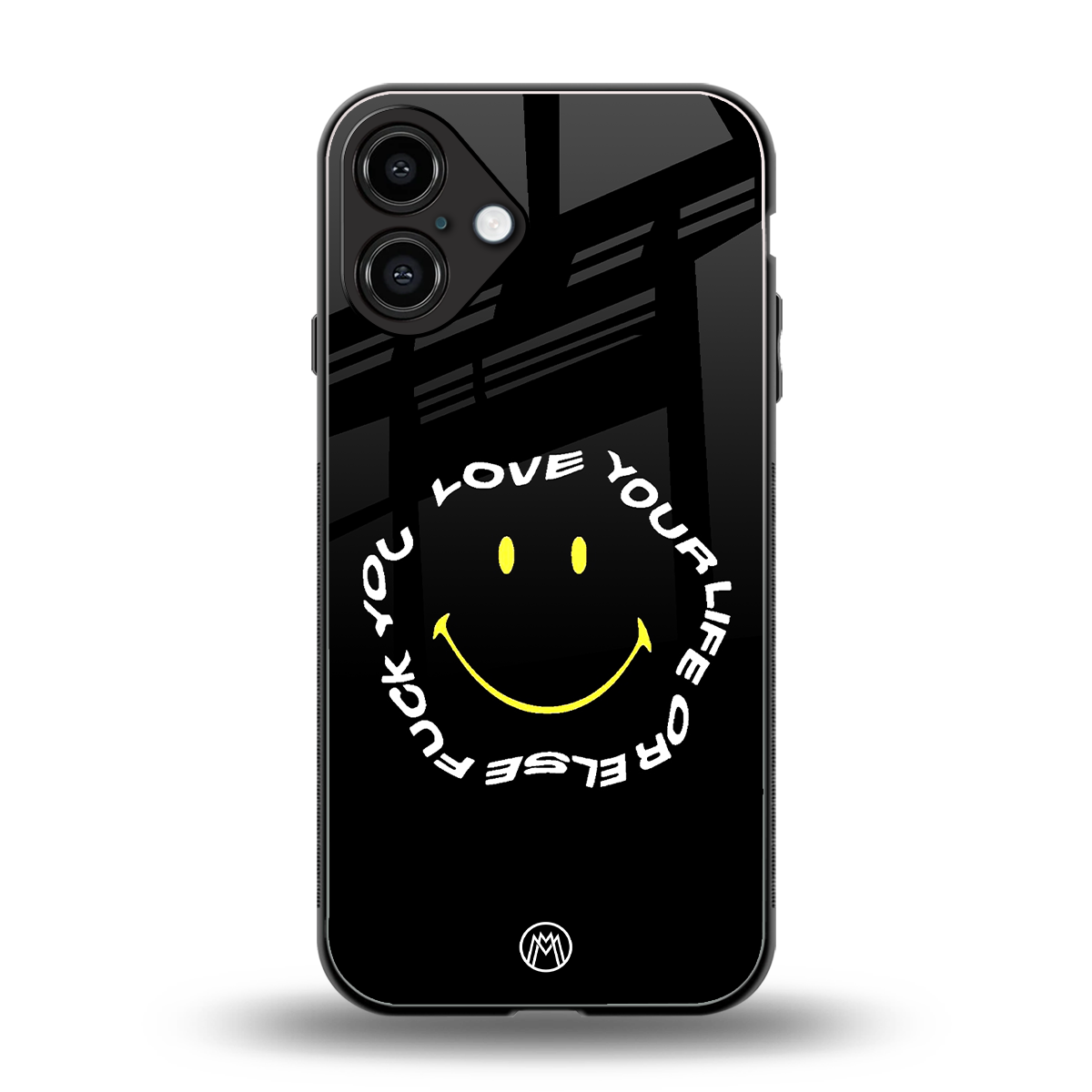 realisation back phone cover | glass case for iphone 16 plus
