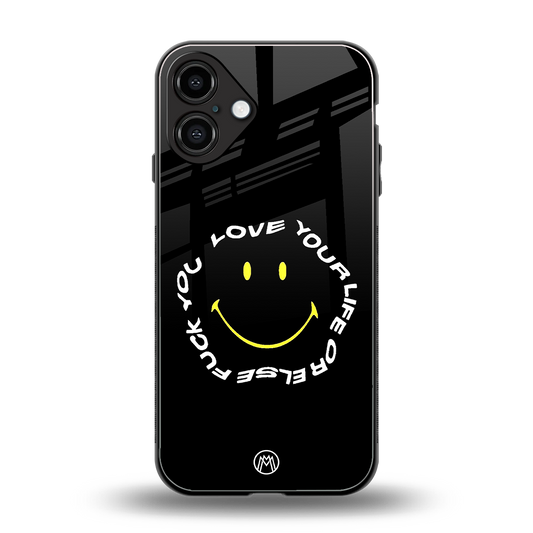 realisation back phone cover | glass case for iphone 16 plus